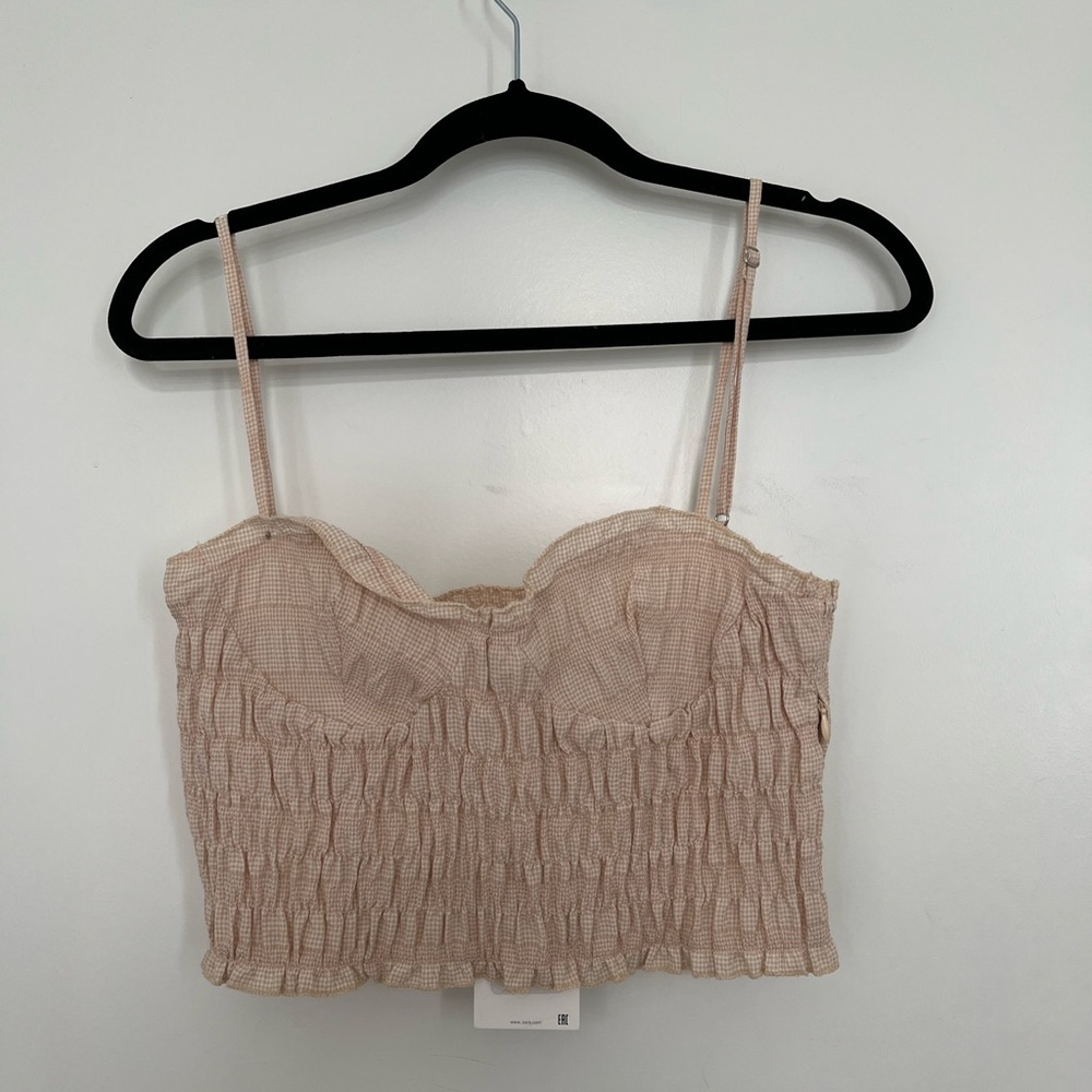 Zara Cropped Bustier Cami